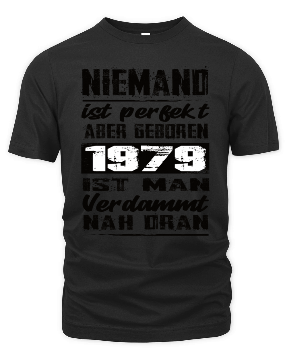 Nobody Is Perfect But Born 1979 Birthday Organic Unisex T-shirt