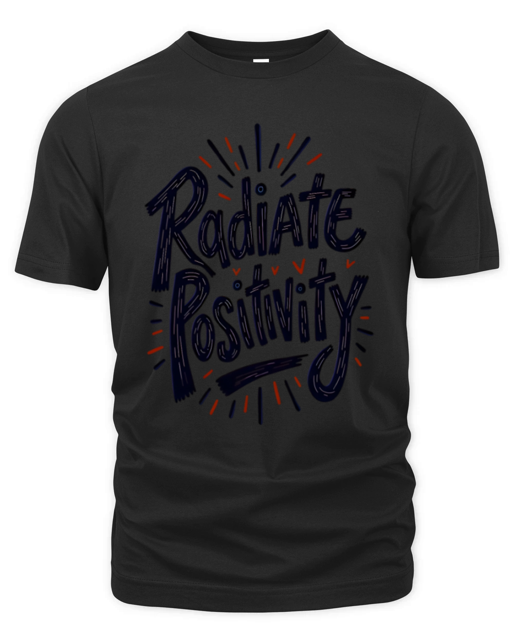 Radiate Positivity Positive Quote Organic Unisex T-shirt