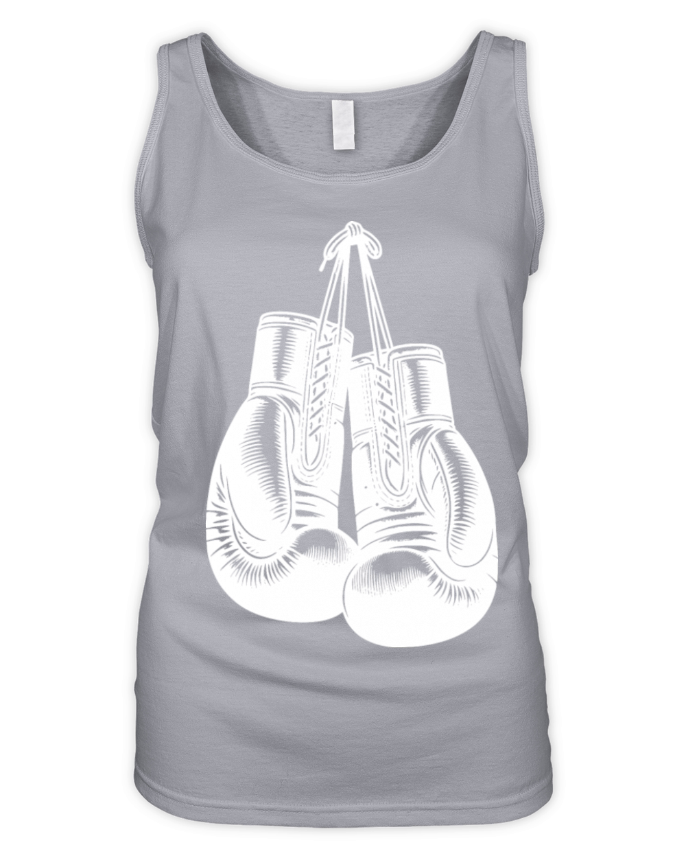 Classic Boxing Gloves In Vintage Boxer Style Organic Women's Tank Top