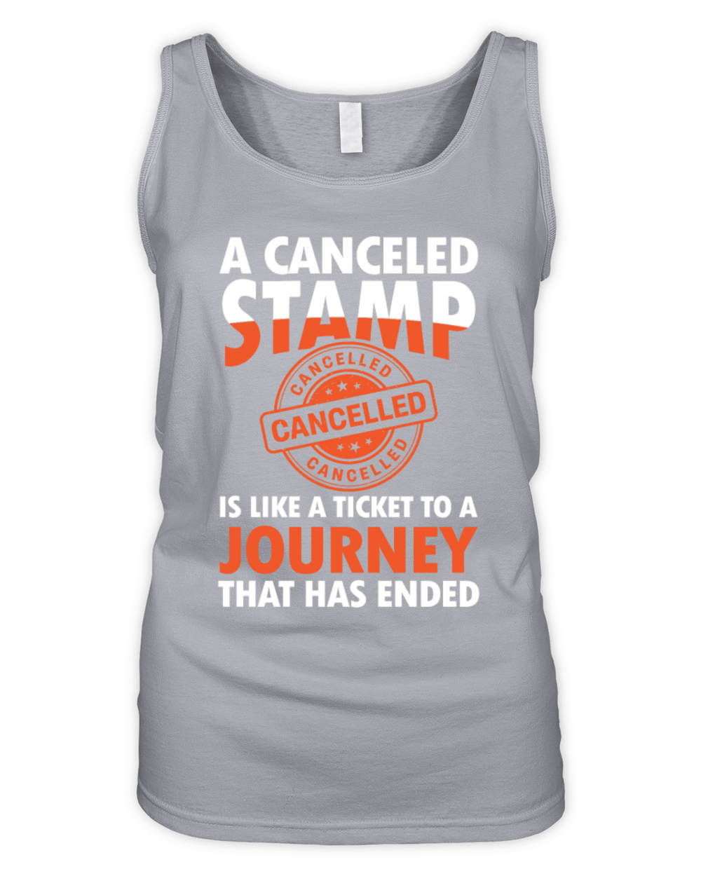 Funny Postal Humor Stamp Collection Organic Women's Tank Top