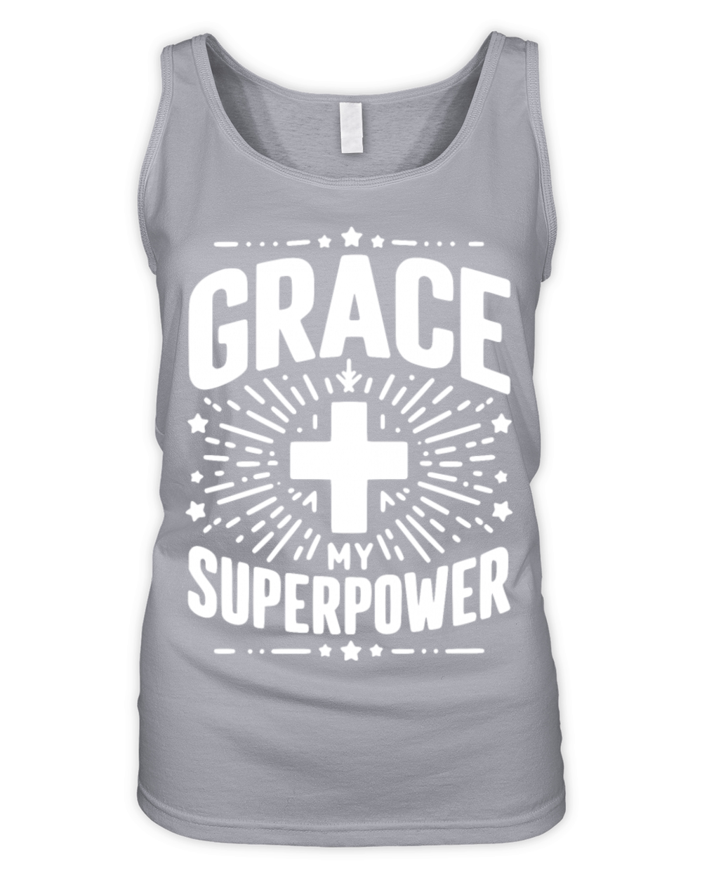 Grace My Superpower Organic Women's Tank Top