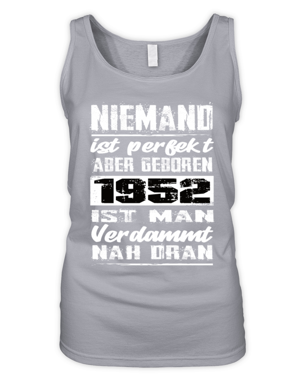 Nobody Is Perfect But Born 1952 Birthday Organic Women's Tank Top