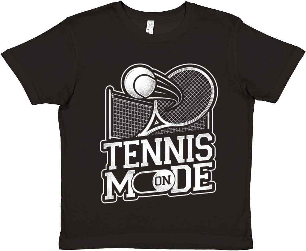 Funny Tennis Player Racket Tennis Premium Kids Crewneck T-shirt