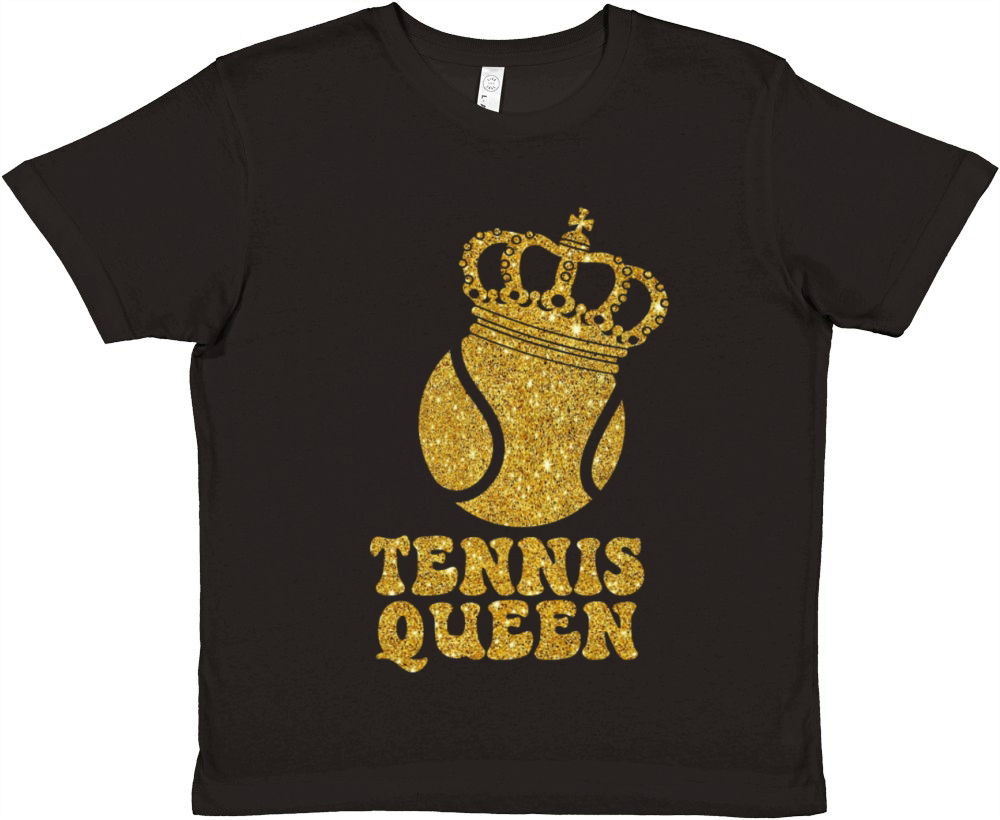 Funny Tennis Player Racket Tennis Premium Kids Crewneck T-shirt