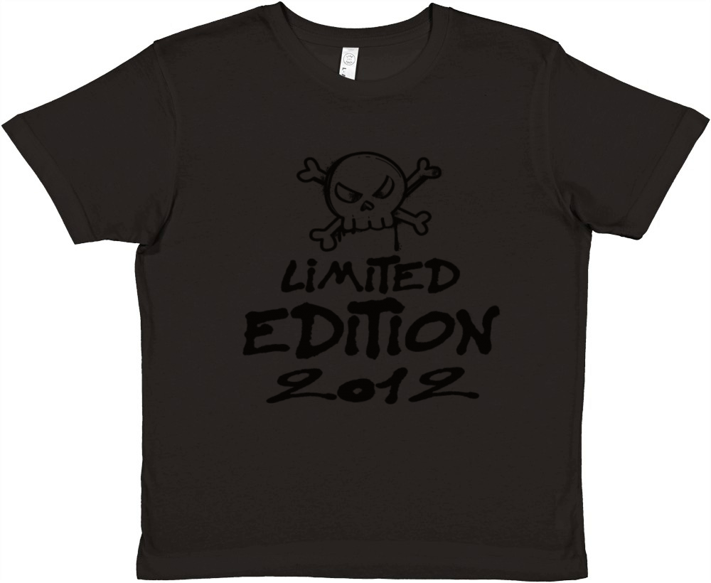 Limited Edition 2012 Birthday 2012 Born Premium Kids Crewneck T-shirt