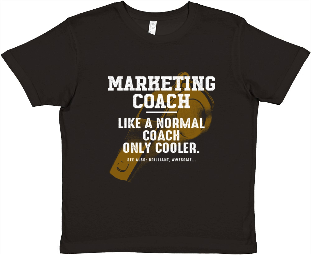 Marketing Coach Like a Normal Coach Advertising Fu Premium Kids Crewneck T-shirt