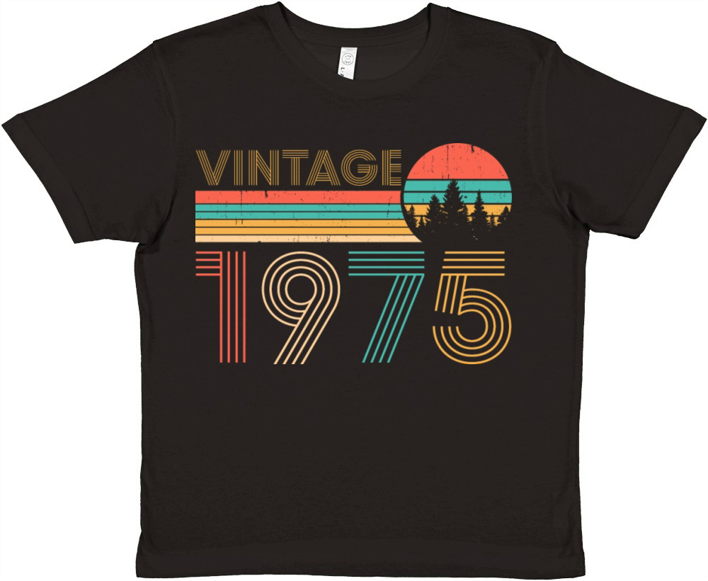 vintage 1975 Premium Kids Crewneck T-shirt