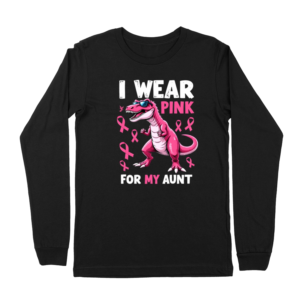 Breast Cancer Pink Awareness Design Premium Long Sleeve
