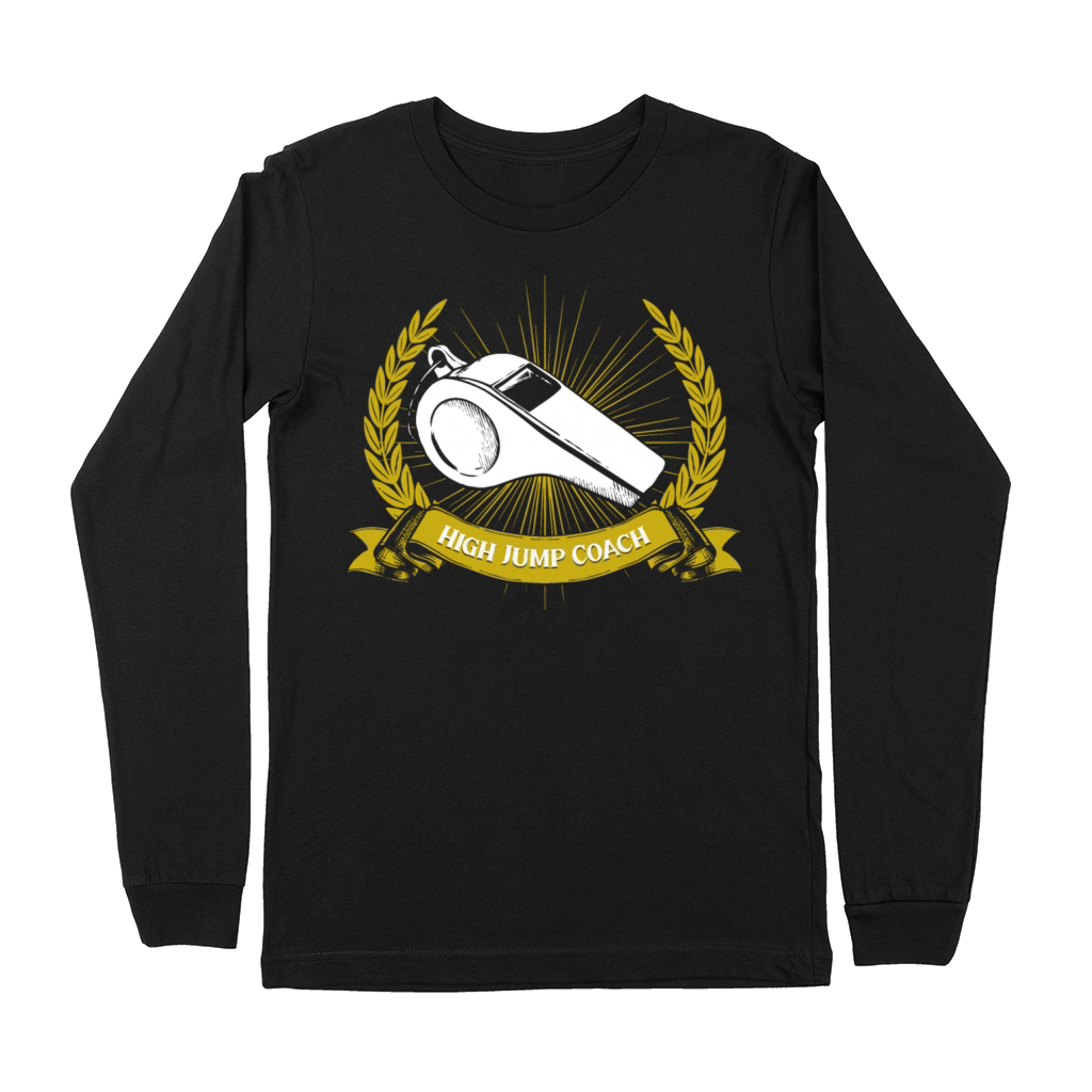 High Jump Coach Track and Field Funny Jumper Humor Premium Long Sleeve