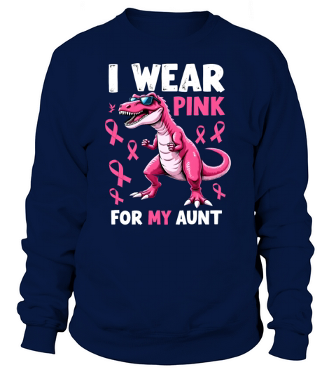 Breast Cancer Pink Awareness Design Sweatshirt Unisex