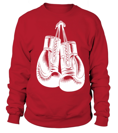 Classic Boxing Gloves In Vintage Boxer Style Sweatshirt Unisex