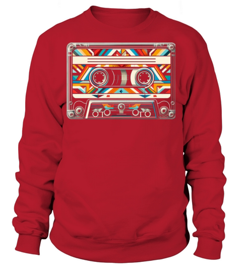 Vintage Cassette Tape Retro Music Art 1 Sweatshirt Unisex