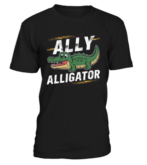 Funny Reptile Pride Month LGBT Ally Cute Alligator T-Shirt Unisex