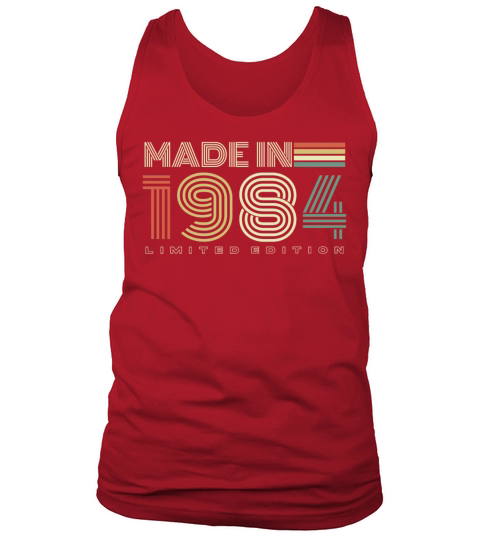 Made in 1984 Vintage Retro 40th Birthday Tank Top Unisex