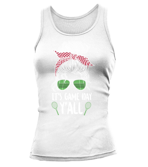 Funny Tennis Player Racket Tank top Woman