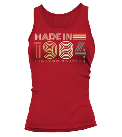 Made in 1984 Vintage Retro 40th Birthday Tank top Woman