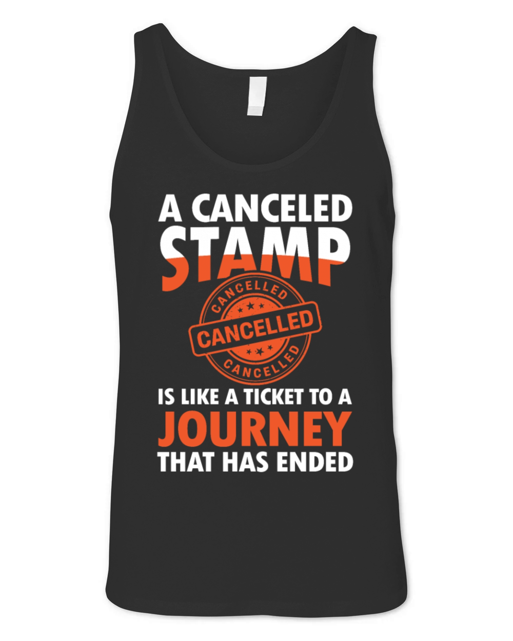 Funny Postal Humor Stamp Collection Unisex Jersey Tank
