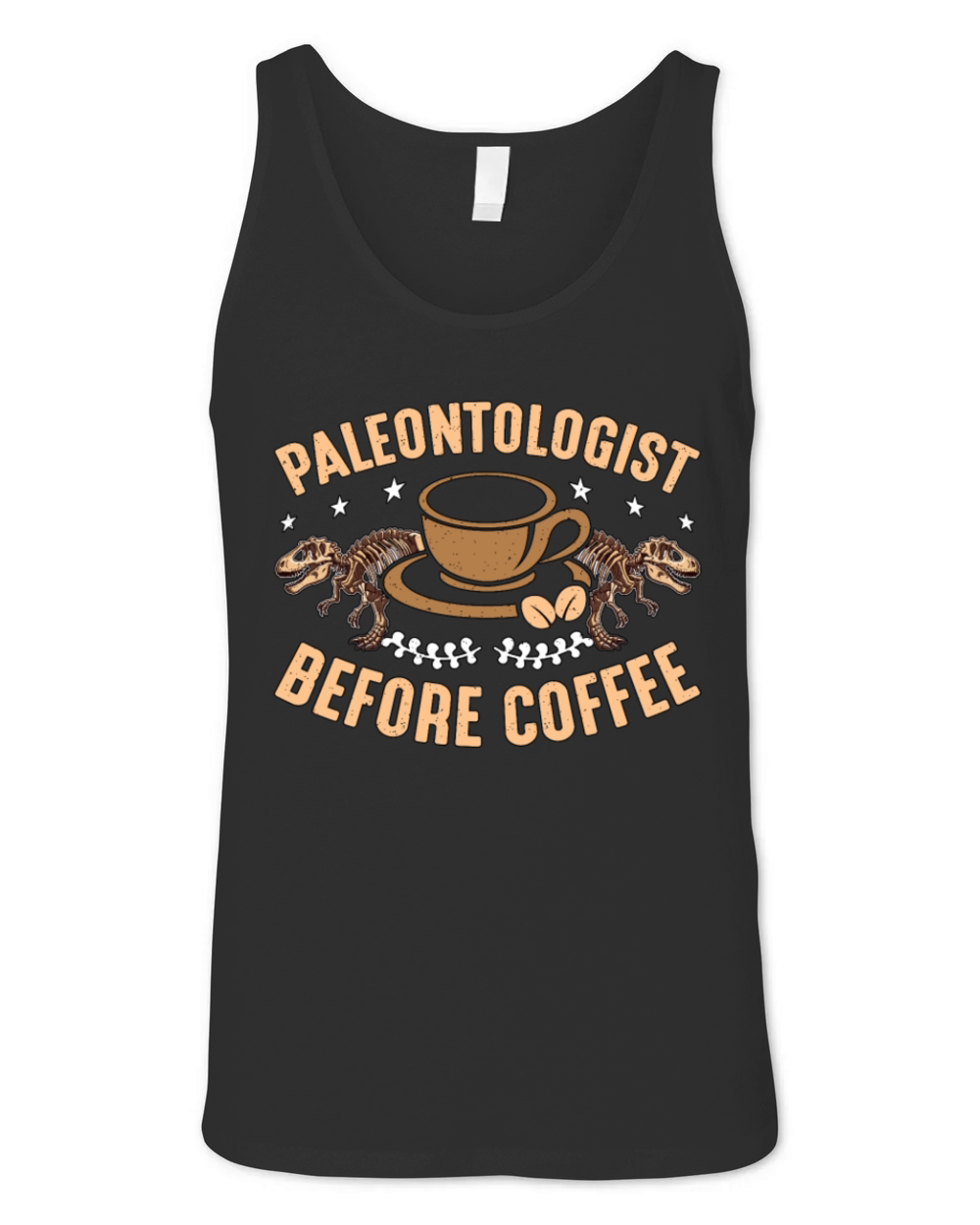Paleontologist Before Fossil Hunter Coffee Lover Unisex Jersey Tank