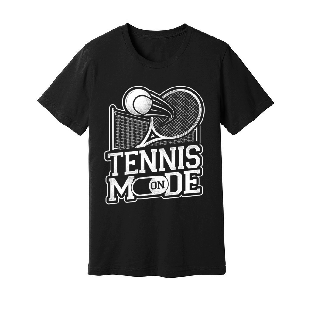 Funny Tennis Player Racket Tennis Unisex Jersey Tee