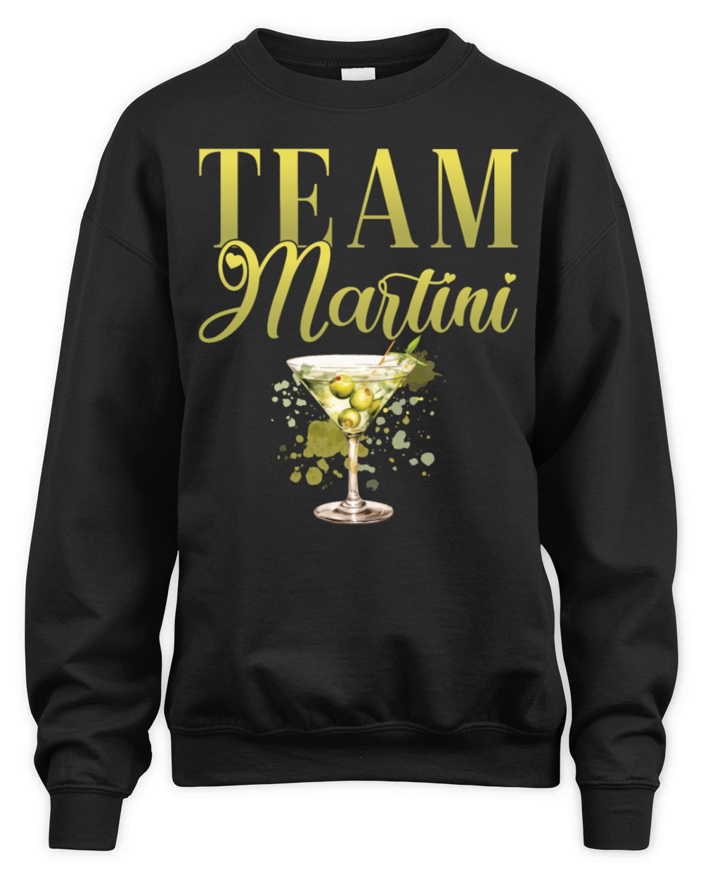 Team Martini Cocktail Bartender Unisex Premium Crewneck Sweatshirt