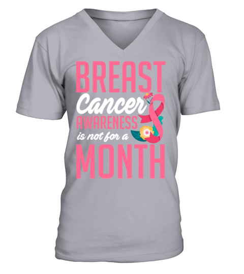 Breast Cancer Awareness V-Neck T-shirt