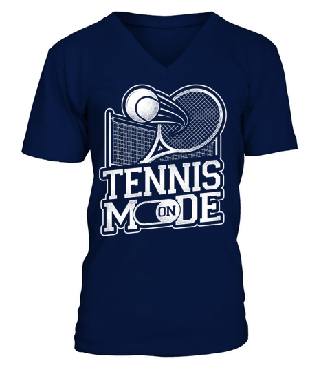 Funny Tennis Player Racket Tennis V-Neck T-shirt