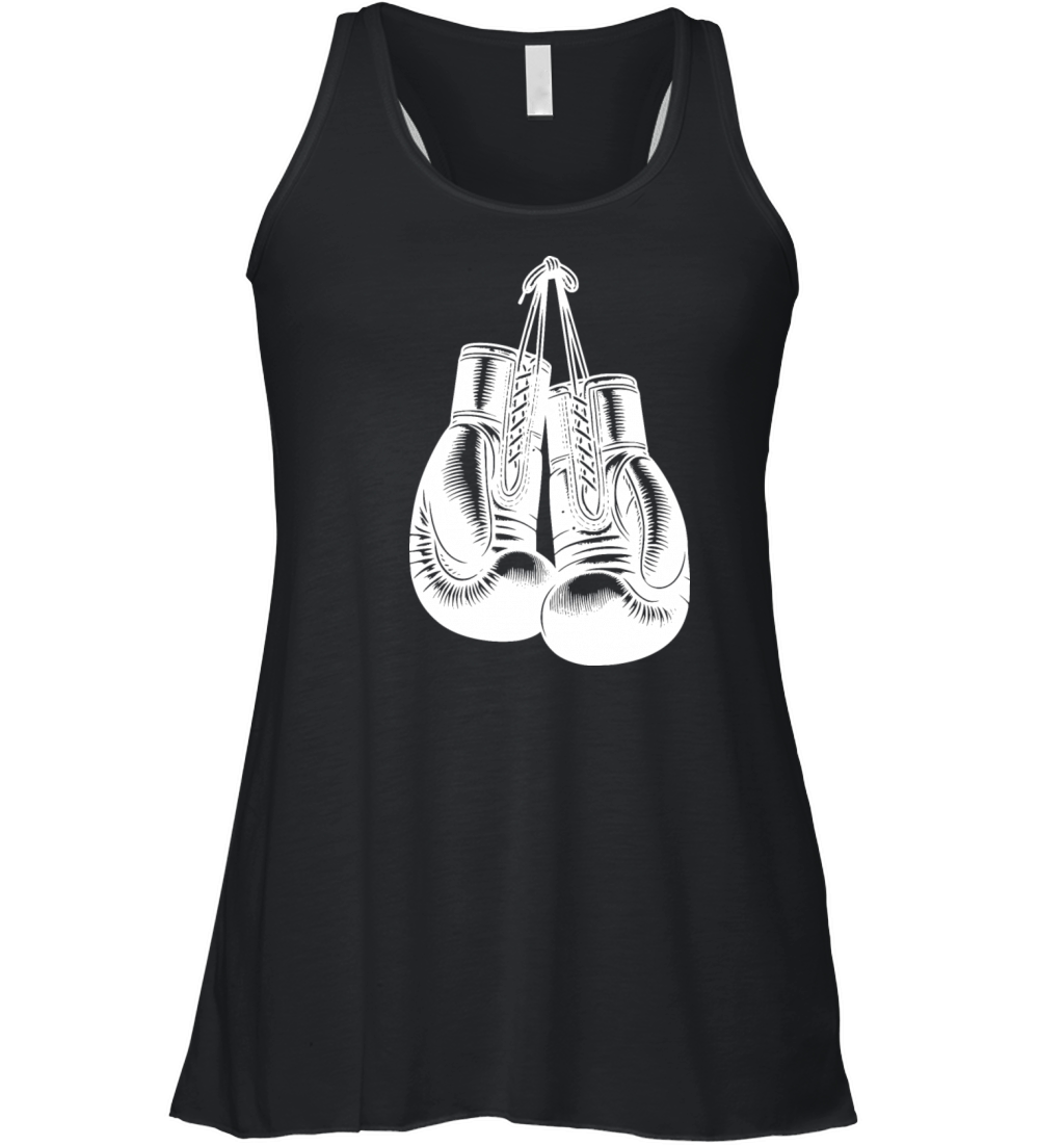 Classic Boxing Gloves In Vintage Boxer Style Women's Flowy Tank Top