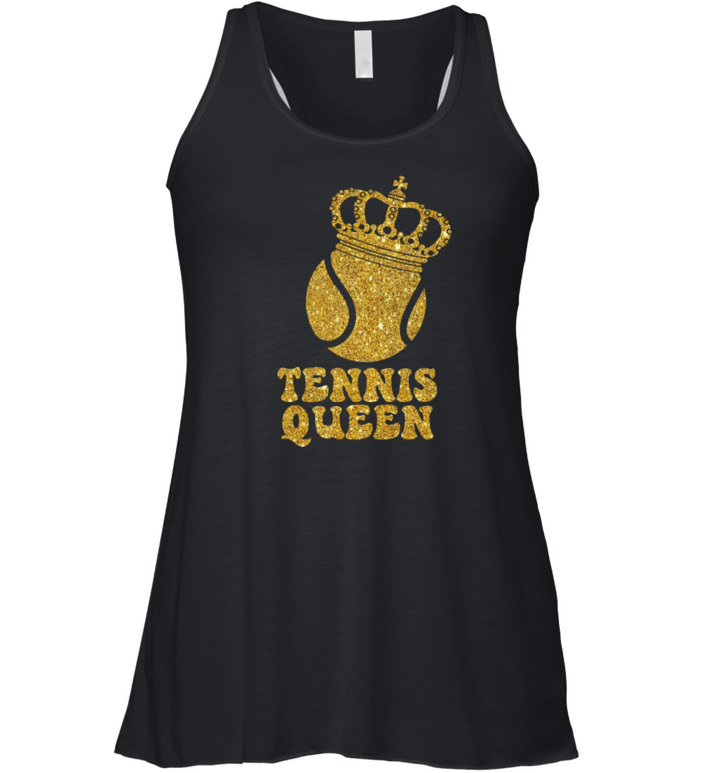 Funny Tennis Player Racket Tennis Women's Flowy Tank Top