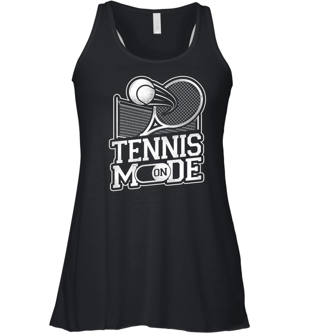 Funny Tennis Player Racket Tennis Women's Flowy Tank Top