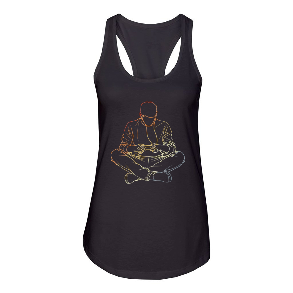 Gaming Boy Vintage Look Women's Racerback Tank