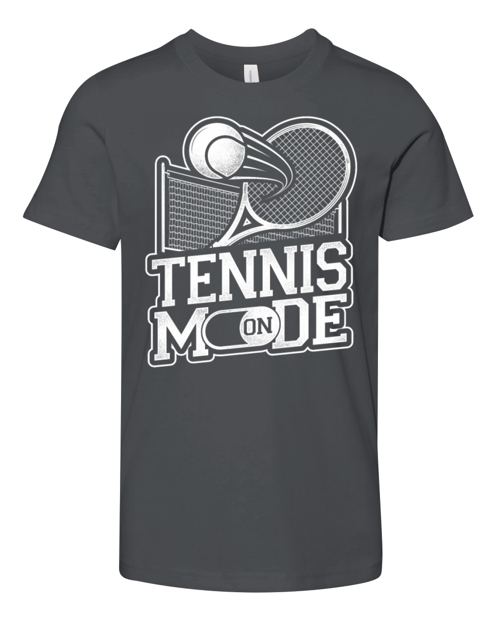 Funny Tennis Player Racket Tennis Youth Unisex Jersey Tee