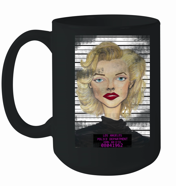 Vintage BAD BETCH MUGSHOT Ceramic Mug