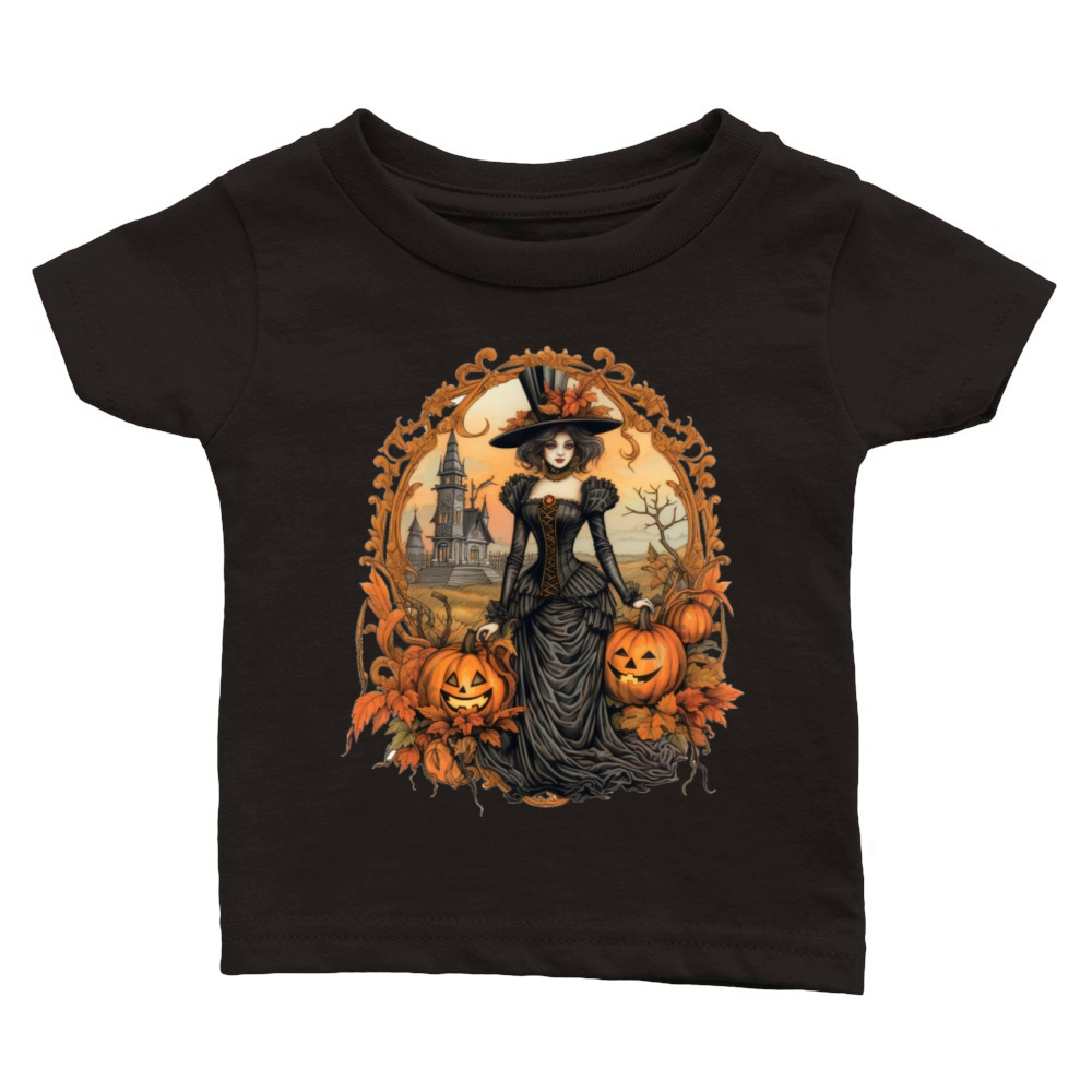 Halloween Witch Classic Baby Crewneck T-shirt