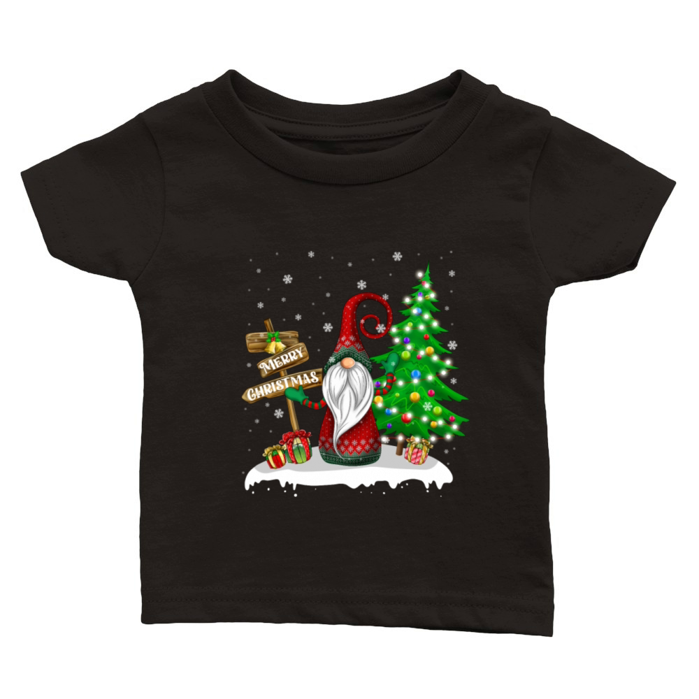 Merry Christmas Gnome Family Christmas Classic Baby Crewneck T-shirt