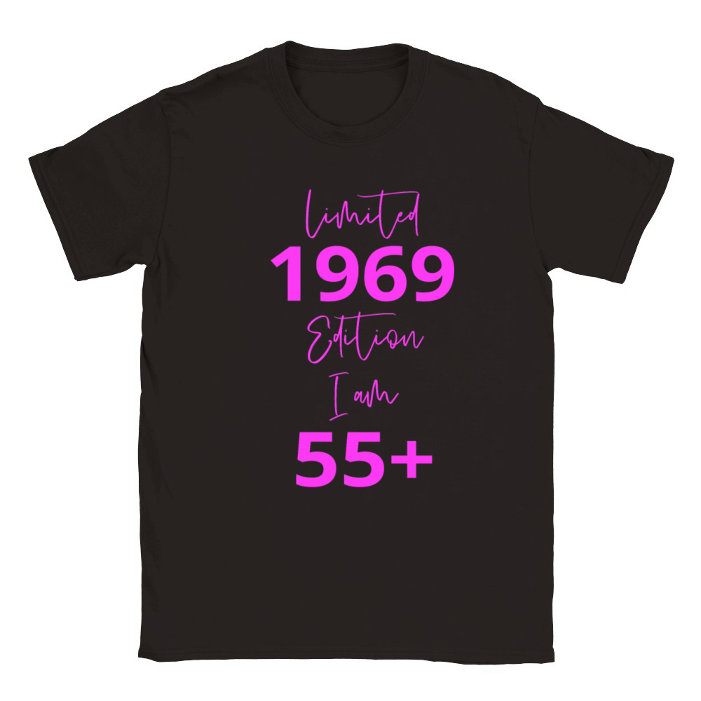 55th Birthday girl for Women Ladies old Classic Kids Crewneck T-shirt