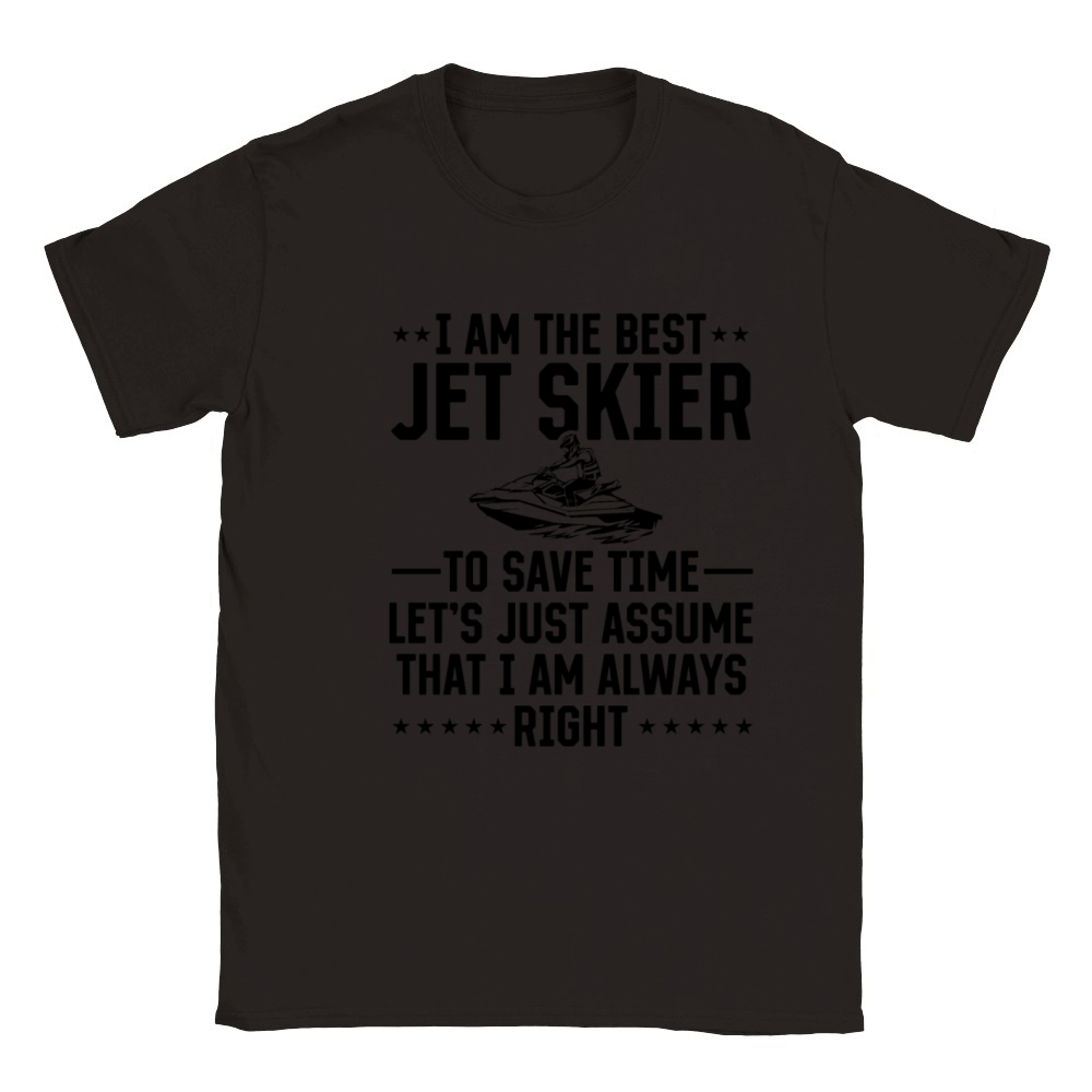 I am the best jet skier - Funny Jetski Rider Classic Kids Crewneck T-shirt