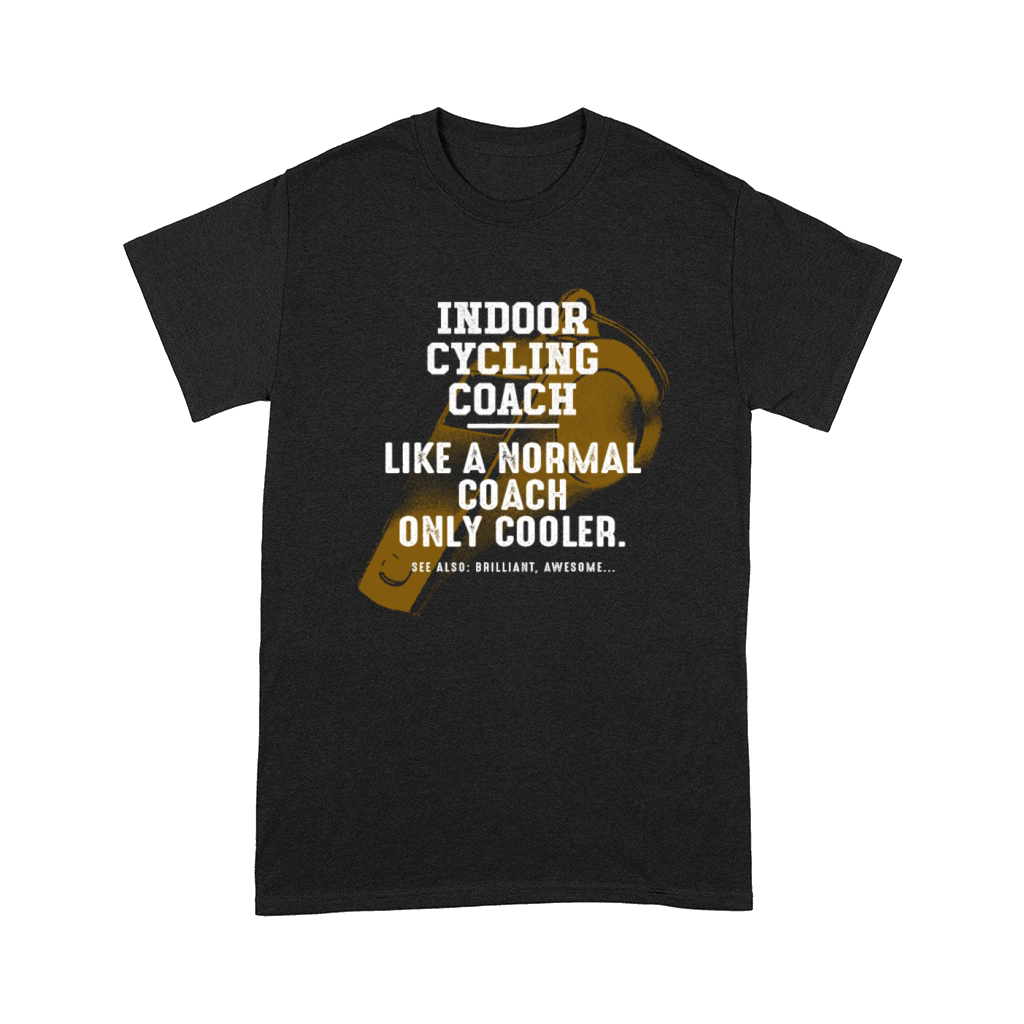 Indoor Cycling Coach Like a Normal Coach Indoor Bi Comfort T-shirt