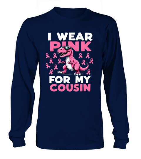 Breast Cancer Pink Awareness Design Long sleeved Unisex