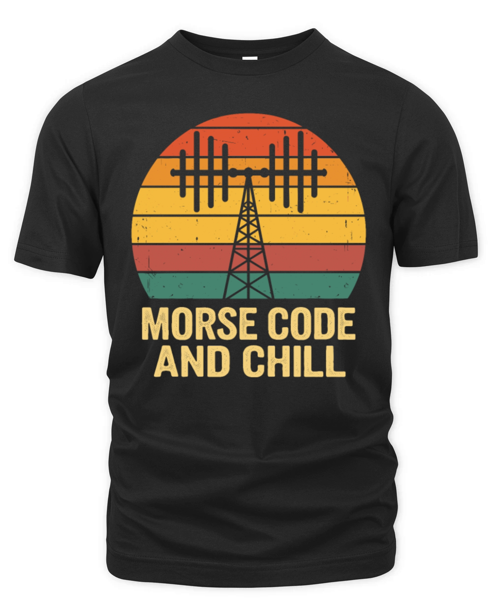 Amateur Radio Operator Ham Radio Morse Code And Organic Unisex T-shirt