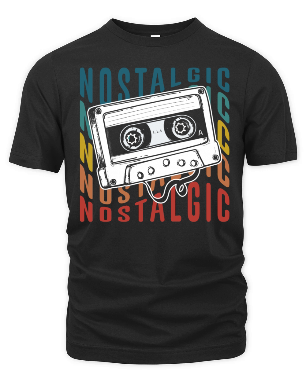 Music Cassette Themed Rock Original Organic Unisex T-shirt