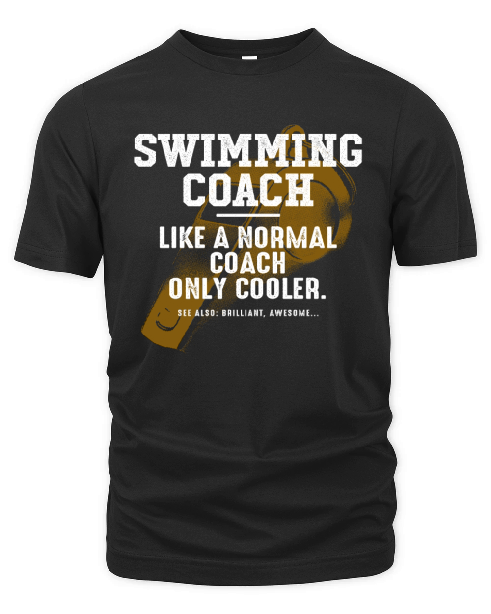 Swimming Coach Like a Normal Coach Swim Coach Funn Organic Unisex T-shirt
