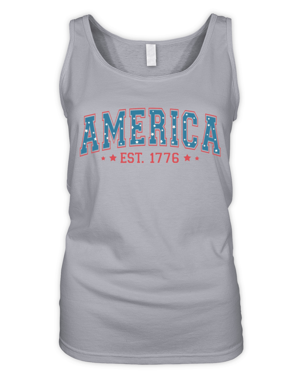 America Est 1776 Organic Women's Tank Top