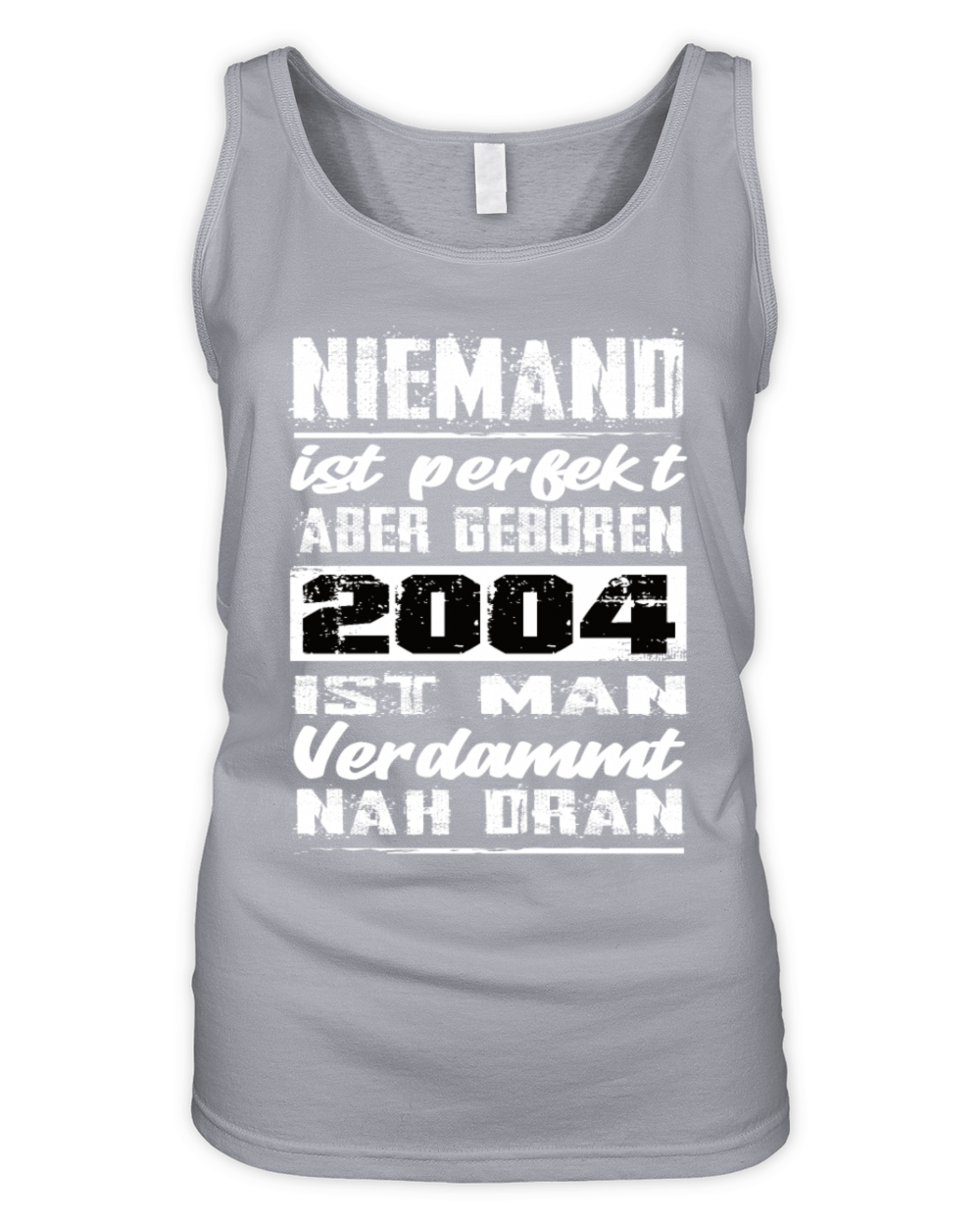 Nobody Is Perfect But Born 2004 Birthday Organic Women's Tank Top