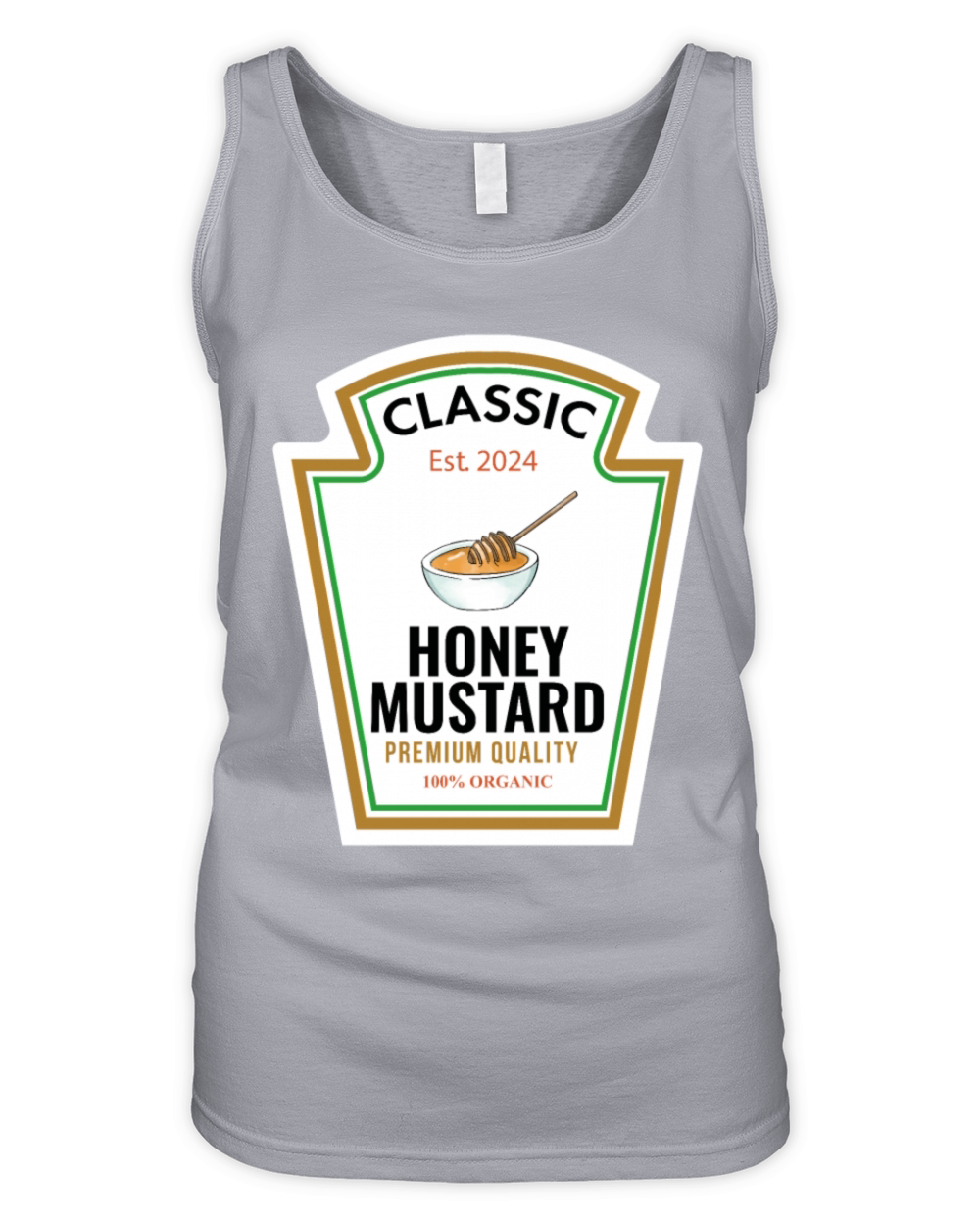 Sweet Honey Mustard DIY Group Costum Fun Organic Women's Tank Top