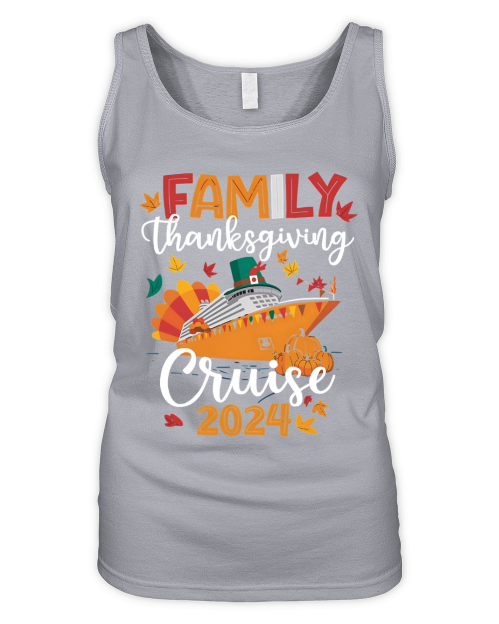 Thanksgiving Cruise Squad 2024 Organic Women's Tank Top