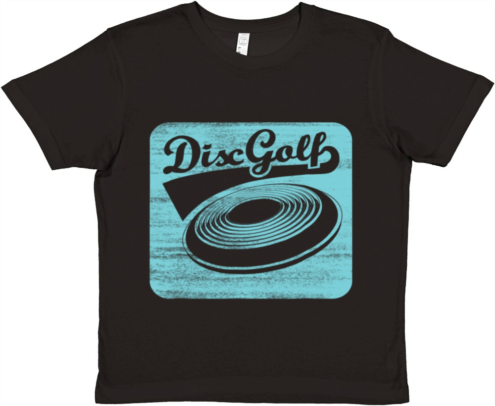 Disc Golf In Retro Vintage Style Frisbee Premium Kids Crewneck T-shirt