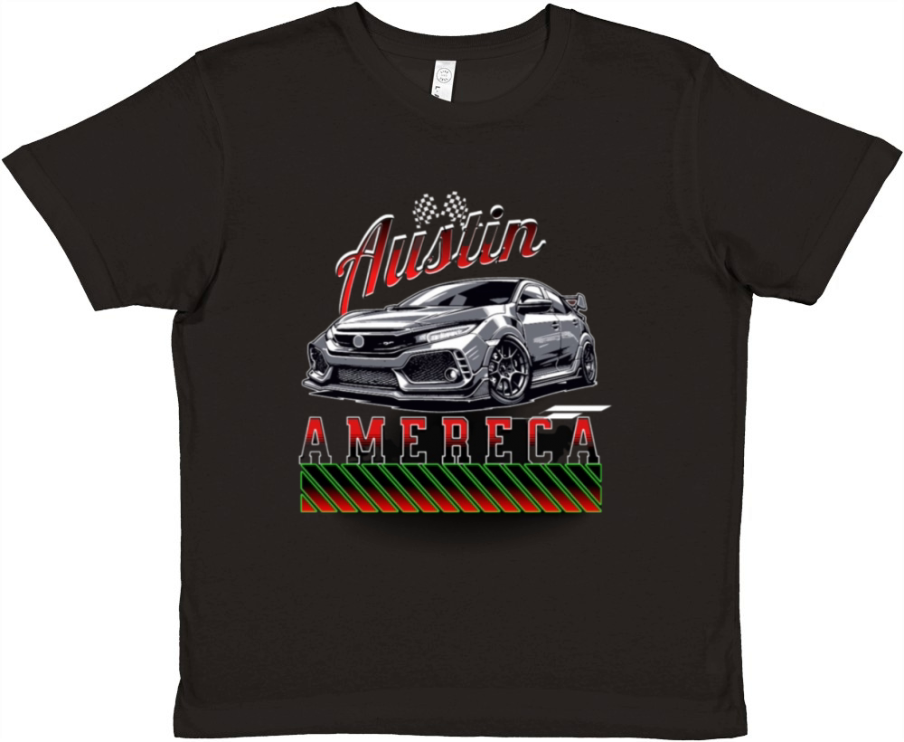 Vintage Austin Texas Formula Racing Circuit 2024 Premium Kids Crewneck T-shirt