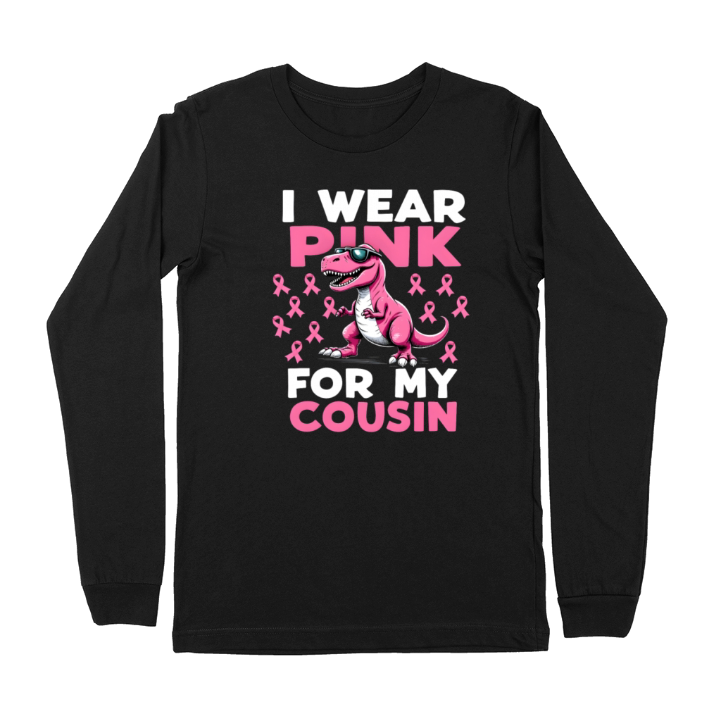 Breast Cancer Pink Awareness Design Premium Long Sleeve
