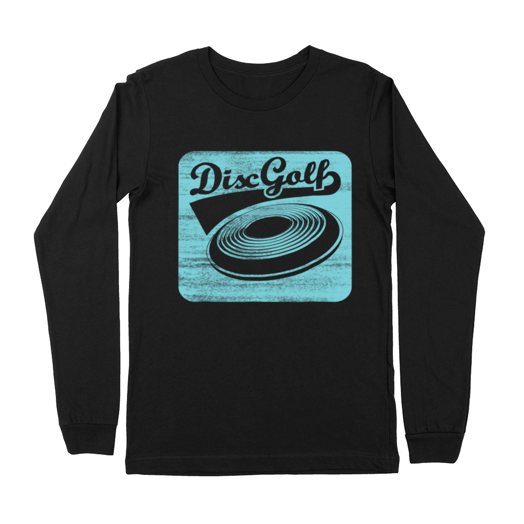 Disc Golf In Retro Vintage Style Frisbee Premium Long Sleeve