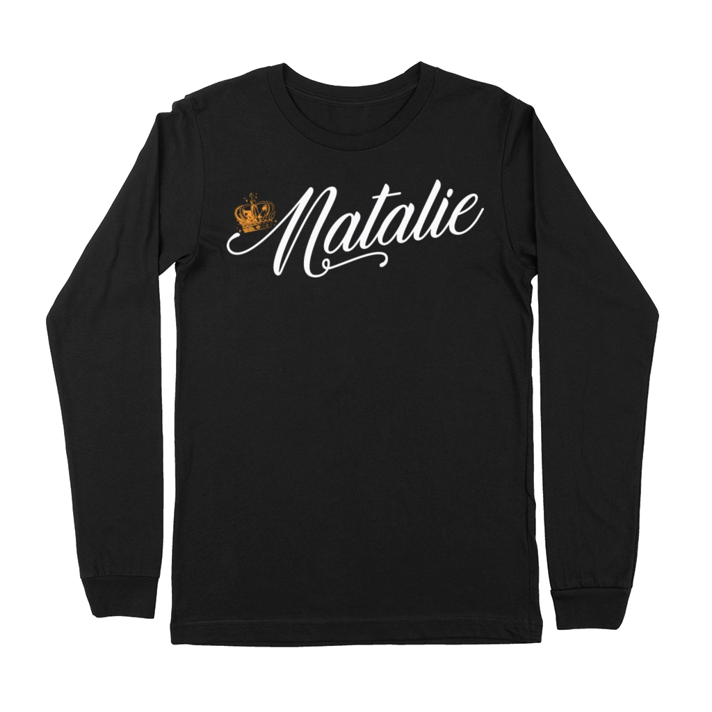 Natalie Name for Women Kids Toddlers - Natalie Premium Long Sleeve